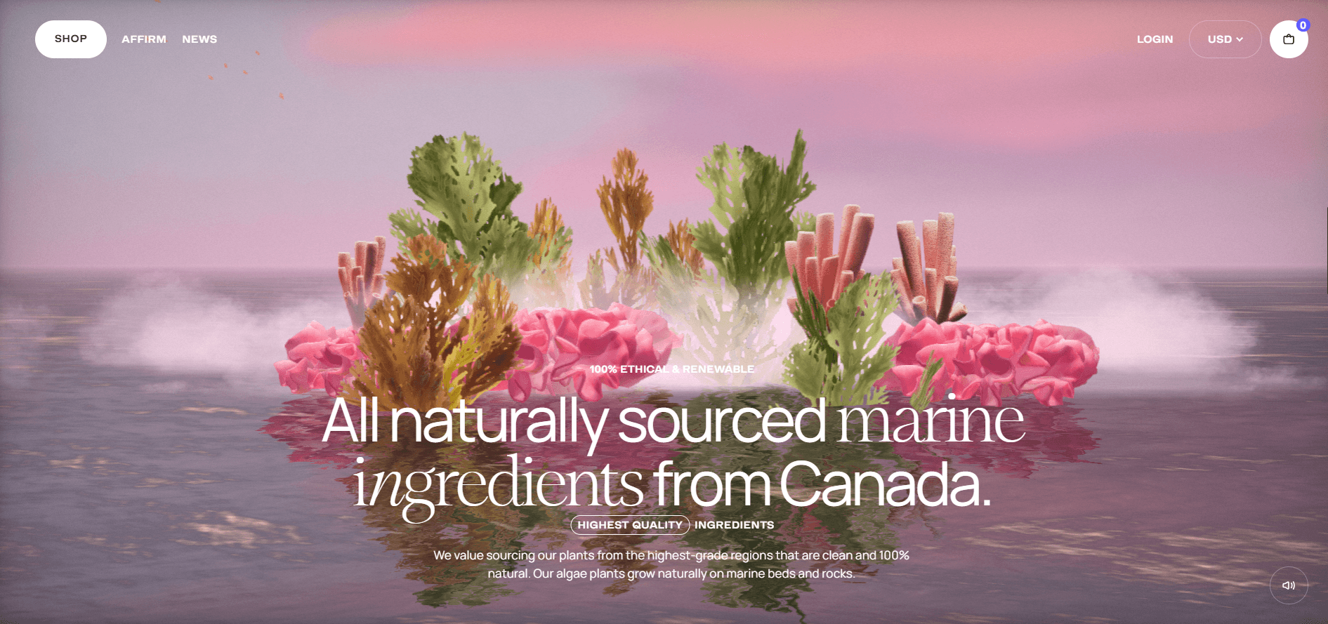 Organimo — Interactive 3D Experience